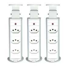 Kit 3 Torres de Tomada Multiplug 3 Tomadas
