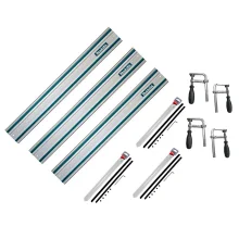 Kit 3 Trilhos de 1 Metro e 3 Conectores e 2 Conjuntos de Sargentos Makita