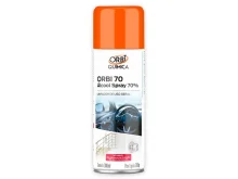 Kit 4 Álcool Spray 70° Antisséptico e Higienizador 300ML 209G Orbi