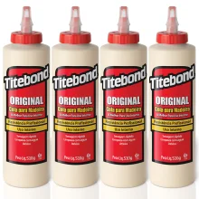 Kit 4 Colas para Madeira Original Wood Glue 473 ml Titebond