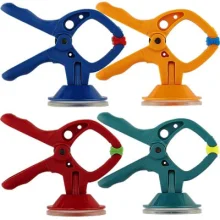 Kit 4 Grampos Microfix com Ventosa 20mm 366300 Wolfcraft