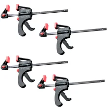 Kit 4 Grampos Sargento Universal Aperto Rápido 150mm 205619 MTX