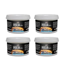 Kit 4 Massas de Polir Carro Nº2 400g Orbi Branco