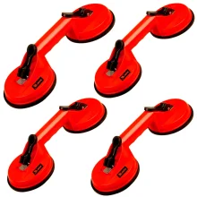 Kit 4 Ventosas Dupla para Transporte de Superfícies Lisas 8751555 Sparta