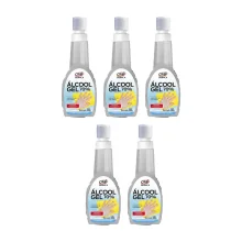 Kit 5 Álcool Gel 70° Antisséptico e Higienizador de Mãos 500G Orbi