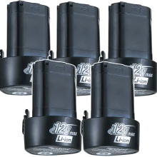 Kit 5 Baterias 12V Í de Lítio BL1014 196338-0 Makita