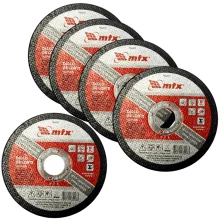 Kit 5 Discos de Corte para Metal 115x1mm 7432655 MTX