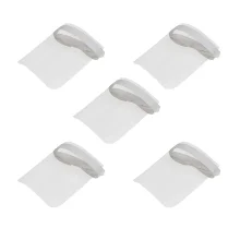 Kit 5 Protetores Facial Face Shield 100% Transparência