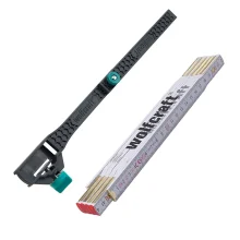 Kit Adaptador de Medição Interna 522300 e Metro de Precisão 2M 522700 Wolfcraft