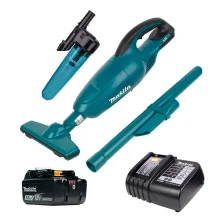 Kit Aspirador de Pó DCL180Z Makita e Bateria e Carregador e Implemento Ciclone