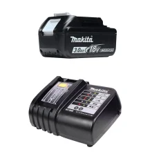 Kit Bateria Íons de Lítio 18V 3.0Ah BL1830 e Carregador DC18SD Makita