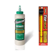 Kit Cola para Madeira III Ultimate 473 ml e Pincel de Silicone Titebrush