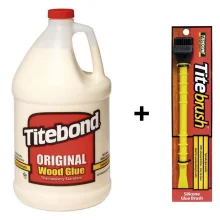 Kit Cola para Madeira Original Wood Glue 41 kg e Pincel de Silicone Titebrush