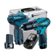 Kit Combo Parafusadeira e Furadeira à Bateria Dk1493 Makita e 1 Bateria 12V