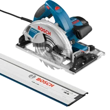 Kit Combo Serra Circular GKS 65 GCE Bosch e Trilho de 110cm FSN 1100 220 Volts