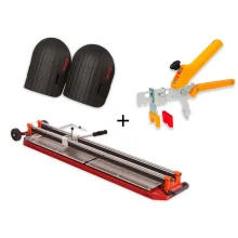 Kit Cortador de Piso 125cm Master e Joelheira EVA e Alicate para Nivelamento