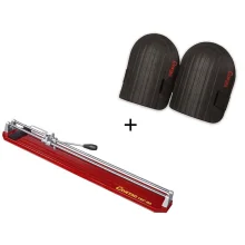 Kit Cortador de Piso 90cm TEC 90 e Joelheira em EVA para Assentamento