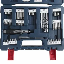 Kit de Brocas e Bits e Soquete com 91 peç V-Line Bosch
