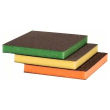 Kit de Esponjas Abrasivas Lixas Best Contour com 3 Peç S473 Bosch