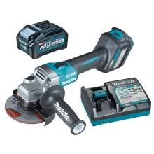 Kit Esmerilhadeira Angular 125mm GA023GZ Makita e Bateria 40V 4.0Ah e Carregador