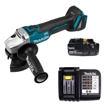 Kit Esmerilhadeira Angular à Bateria 18V DGA504Z e Bateria e Carregador Makita