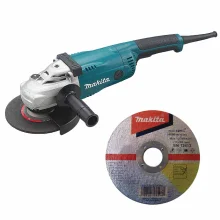 Kit Esmerilhadeira Angular GA7020 Makita e Disco de Corte para Inox