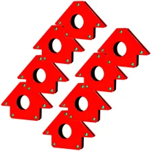 Kit Esquadro Magnético 35 Kg NKF 8 peç