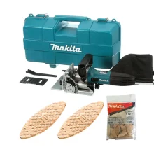 Kit Fresadora de Junção 4Pol 710W PJ7000 Makita e 200 Biscoitos