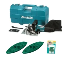 Kit Fresadora de Junção 4Pol 710W PJ7000 Makita e 40 Biscoitos