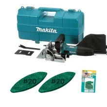 Kit Fresadora de Junção 4Pol 710W PJ7000 Makita e 40 Biscoitos