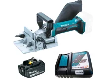 Kit Fresadora de Junção DPJ180Z e Bateria BL1830 e Carregador DC18RC Makita