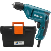 Kit Furadeira 10mm 450 Watts 6413 Makita e Caixa de Ferramentas 16 Pol