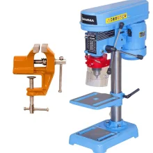 Kit Furadeira de Bancada 13mm G2320BR Gamma e Torno Morsa de Bancada 50mm