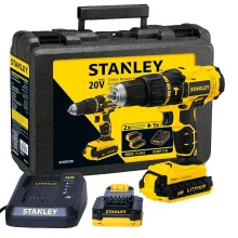 Kit Furadeira de Impacto e Parafusadeira a Bateria 20V SCH20C2K Stanley 220 Volts
