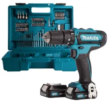 Kit Furadeira de Impacto Parafusadeira a Bateria e Acessórios HP331DWAX1 Makita