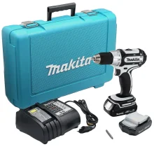 Kit Furadeira e Parafusadeira 18V BDF452 Makita e Maleta e Bateria e Carregador