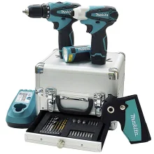 Kit Furadeira e Parafusadeira de Impacto e Lanterna à Bateria 12V LCT303X Makita