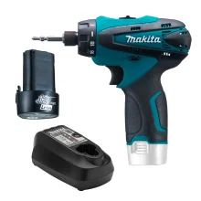 Kit Furadeira Parafusadeira à Bateria 12V DF030DZ Makita e Bateria e Carregador