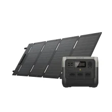 Kit Gerador de Energia 768Wh River 2 Pro e Painel Solar Portátil 45W EcoFlow