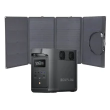 Kit Gerador de Energia Portátil E980 e Painel Solar Portátil 160W EcoFlow