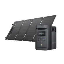 Kit Gerador de Energia Portátil E980 e Painel Solar Portátil 45W EcoFlow
