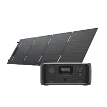 Kit Gerador River 3 e Painel Solar 60W Portátil 7001701026 Ecoflow 110 Volts
