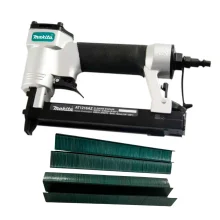 Kit Grampeador Pneumático AT1216AZ Makita e Grampos 6mm e 14mm para Pinador