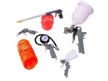 Kit Jogo de Acessórios para Compressor Tanque Alto e Pistola para Pintura