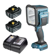 Kit Lanterna de Led à Bateria DML812 Makita e 2 Baterias 18V 5.0Ah e Carregador