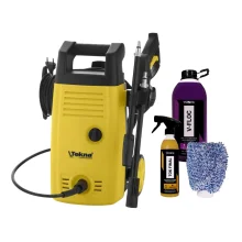 Kit Lavadora de Alta Pressão HLX110V Tekna e Shampoo V-Floc 3L e Tok Final 500ml e Luva