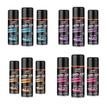 Kit Limpa Ar Condicionado 200ml 3 Floral 3 Carro Novo 3 Lavanda 3 Classic Orbi