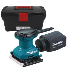 Kit Lixadeira Orbital 180Watts BO4557 Makita e Caixa de Ferramentas 12