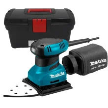 Kit Lixadeira Orbital com Coletor de Po BO4565 Makita e Caixa de Ferramentas 12