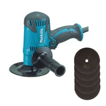 Kit Lixadeira Vertical 125mm 440W GV5010 Makita e 5 Discos de Lixa GV5010 A80
